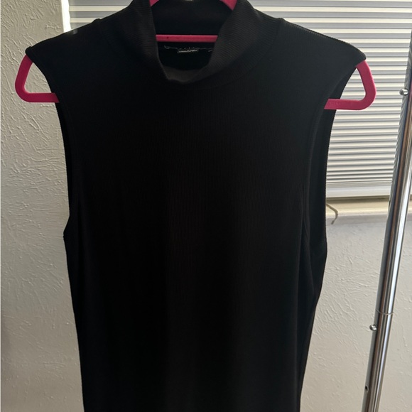 Sanctuary Essentials Sleeveless Mock Neck Tank Black Size Large. Worn Once EUC! - Picture 4 of 10